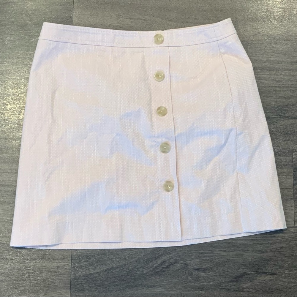 Ann Taylor Pink Skirt with Buttons - New! 16 Petite